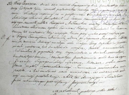 1853 Witon - Tomczyk marriage