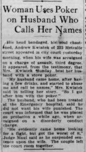 1917 Kwiatek assault Buffalo Courier